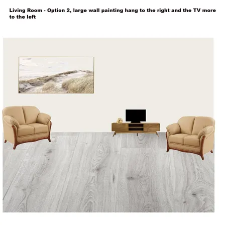 Large Wall Painting & TV. Option 2 Interior Design Mood Board by Asma Murekatete on Style Sourcebook