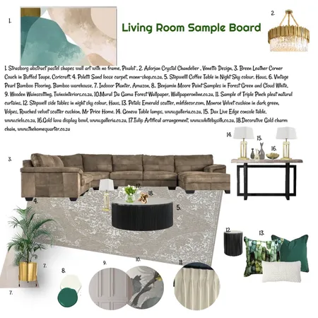 Living room in Monochromatic 18-12-24 Interior Design Mood Board by JudyK on Style Sourcebook