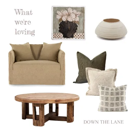 Earthy Tones Interior Design Mood Board by DOWN THE LANE by Tina Harris on Style Sourcebook