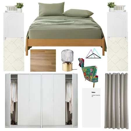 Aunty Shell bedroom Interior Design Mood Board by Invelope on Style Sourcebook