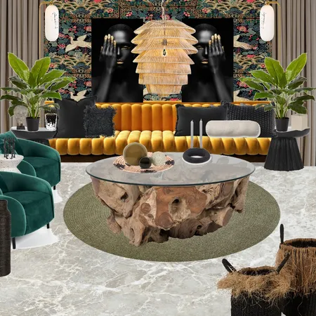 lux african living Interior Design Mood Board by HomeGirl+ on Style Sourcebook