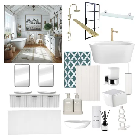 bathroom Interior Design Mood Board by myakrick on Style Sourcebook