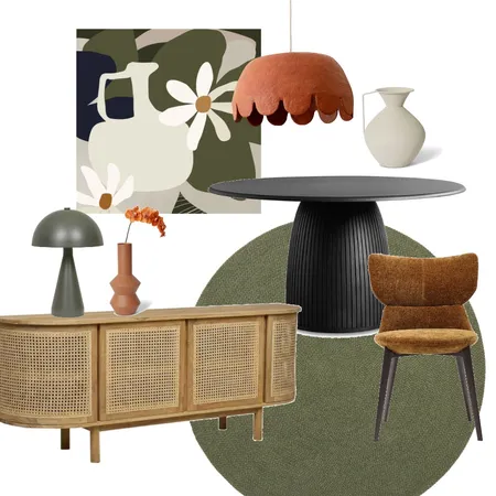 Mid Century Color Pop Dining Moodboard Interior Design Mood Board by Look Styling Co. on Style Sourcebook