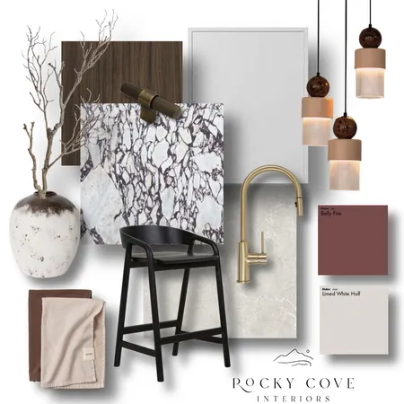 Sleek and bold Kitchen Interior Design Mood Board by Rocky Cove Interiors on Style Sourcebook