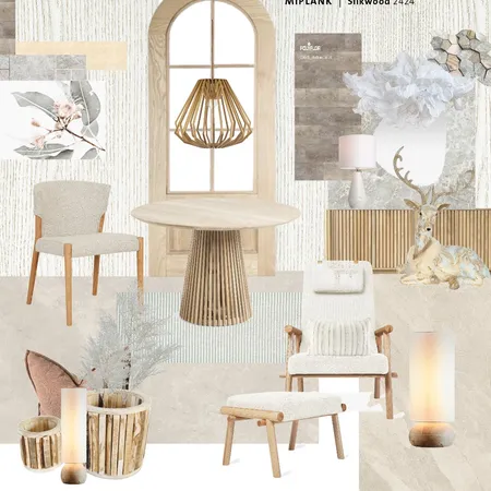 Warm Winter Wood Foyer Interior Design Mood Board by SilverOwl on Style Sourcebook