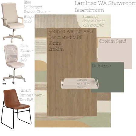 Laminex Boardroom Interior Design Mood Board by Katelyn Scanlan on Style Sourcebook