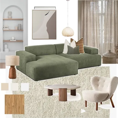 Earthy Living Room Interior Design Mood Board by Gorana on Style Sourcebook