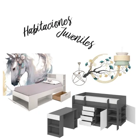 HABITACIÓN JUVENIL Interior Design Mood Board by BRF_BV@HOTMAIL.COM on Style Sourcebook