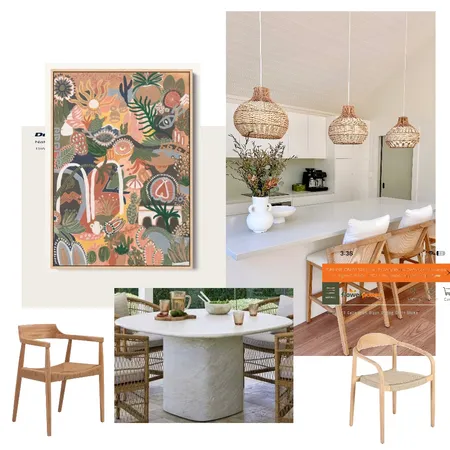 Living Room / Dining v3 Interior Design Mood Board by katkeating on Style Sourcebook