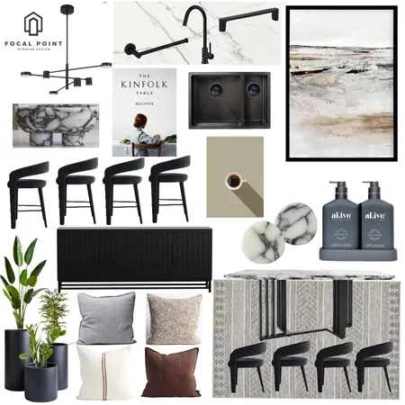 Abstract Interior Design Mood Board by Focal Point Interior on Style Sourcebook