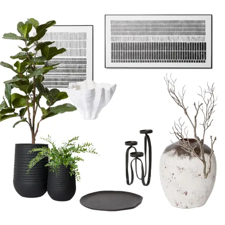 Elme Living - Black and white Interior Design Mood Board by Rocky Cove Interiors on Style Sourcebook