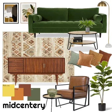 midcentery Interior Design Mood Board by safoura on Style Sourcebook