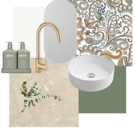 Powder room Interior Design Mood Board by Balleroy Warehouse on Style Sourcebook