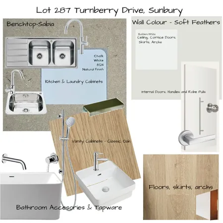 Lot 287 Turnberry  drive  Sunbury Interior Design Mood Board by GJ Gardner Homes  HUME on Style Sourcebook