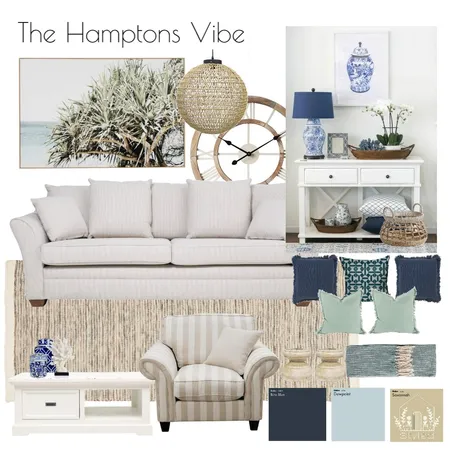 The Hamptons Vibe Interior Design Mood Board by Styled By Lorraine Dowdeswell on Style Sourcebook