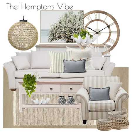The Hamptons Vibe Interior Design Mood Board by Styled By Lorraine Dowdeswell on Style Sourcebook