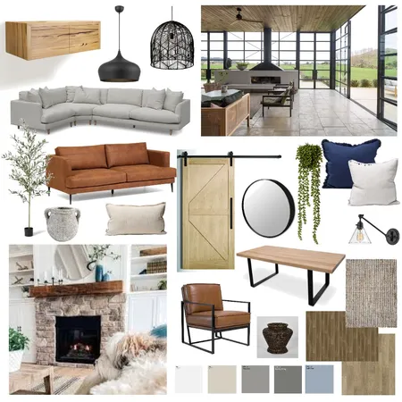 Modern farmhouse mood baord Interior Design Mood Board by Chelsea Dawson on Style Sourcebook