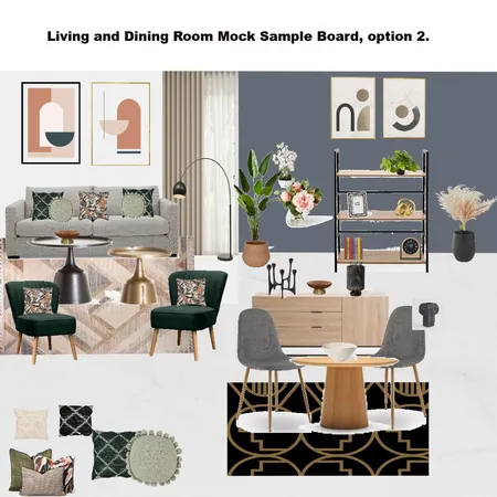 Uche's Living Room Mood board option 2 Interior Design Mood Board by Asma Murekatete on Style Sourcebook
