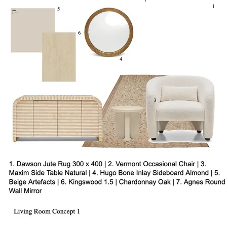 Horgans Living Room #1 Interior Design Mood Board by Sammy Major on Style Sourcebook