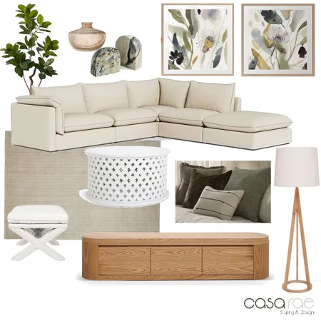 Arun Drive - Second Living Area Aussie Florals Interior Design Mood Board by HELLO@CASARAE.COM.AU on Style Sourcebook