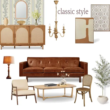 classic living room Interior Design Mood Board by mariam.am on Style Sourcebook