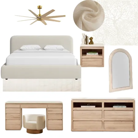 Sample Board- Bedroom Interior Design Mood Board by brookekad on Style Sourcebook