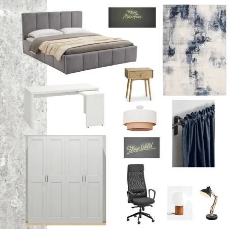 Dormitor Vlad - Monica Cosovan Interior Design Mood Board by Designful.ro on Style Sourcebook