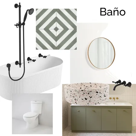 baño Interior Design Mood Board by sondealba@gmail.com on Style Sourcebook