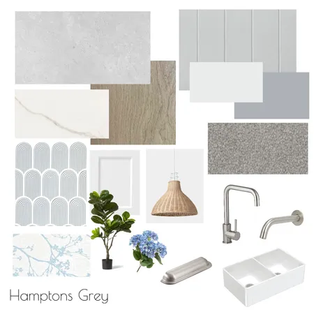 Hamptons Grey Interior Design Mood Board by dkidd on Style Sourcebook