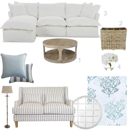 Hamptons Interior Design Mood Board by Andrew Bowen on Style Sourcebook