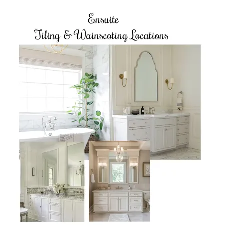 Ensuite tiles Wainscotting Interior Design Mood Board by Space Style Melbourne on Style Sourcebook