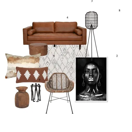 African Sample Board Interior Design Mood Board by oliviaduane4 on Style Sourcebook