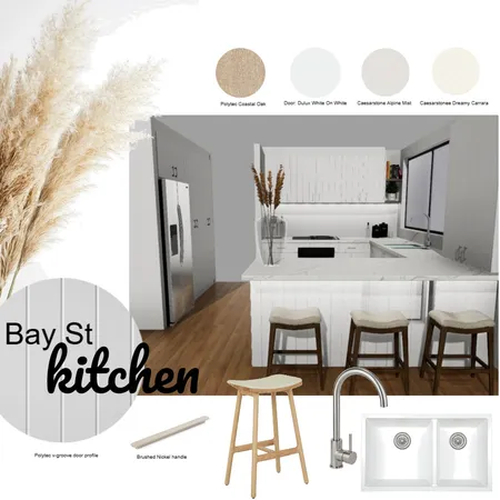 Bay St kitchen Interior Design Mood Board by sheree@voguekitchens.com.au on Style Sourcebook