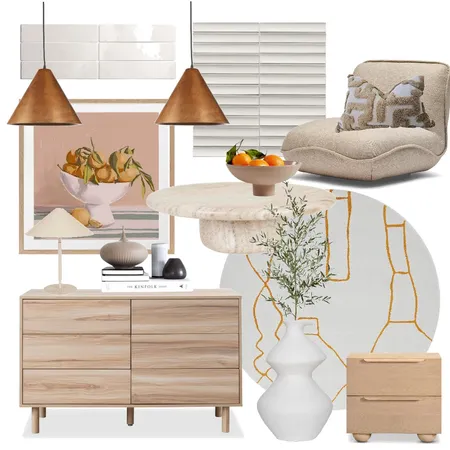 Paradise Amy Gold Round Interior Design Mood Board by Rug Culture on Style Sourcebook