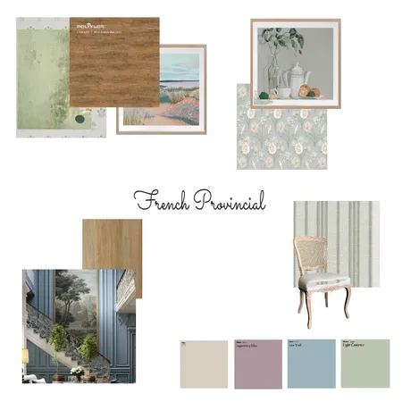 French Provincial Unfinished Interior Design Mood Board by Angie on Style Sourcebook