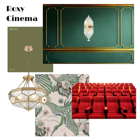 Roxy Theatre Interior Design Mood Board by Jem Crestani Interior and Colour Consulting on Style Sourcebook