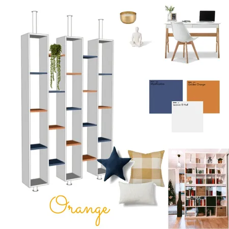 Orange Interior Design Mood Board by Little Artichoke on Style Sourcebook