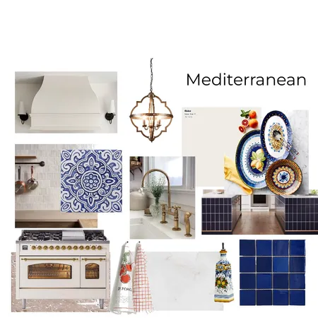 Mediterranean Kitchen Room Board Interior Design Mood Board by Angie on Style Sourcebook