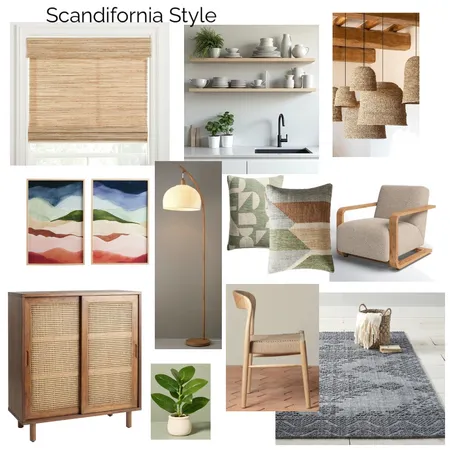 Scandifornia mood board Interior Design Mood Board by JN DesignHive on Style Sourcebook