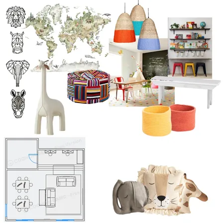 Kids Room Mountain Interior Design Mood Board by streakcandice on Style Sourcebook