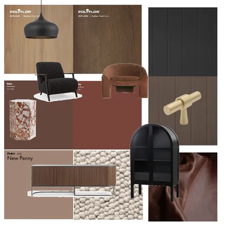 Study/ bar room Interior Design Mood Board by parish on Style Sourcebook