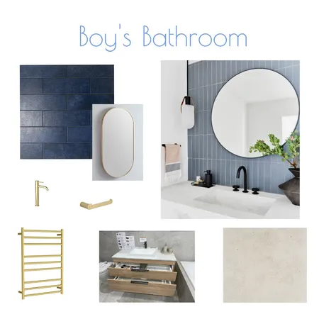 Dream House - Kid's Bathroom Interior Design Mood Board by Naomi.S on Style Sourcebook