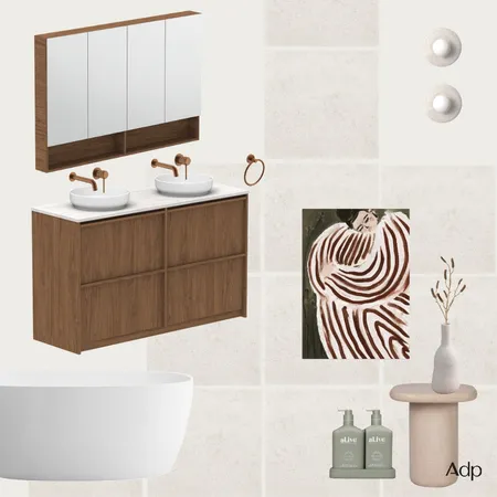 Eli Vanity | Scandi-inspired | ADP | Florentine Walnut Interior Design Mood Board by ADP on Style Sourcebook