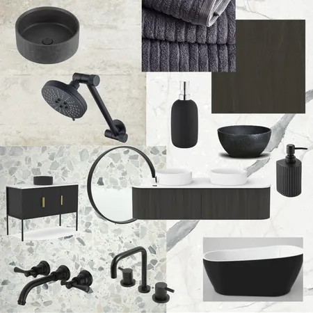 black & white Interior Design Mood Board by morganmarks@iinet.net.au on Style Sourcebook