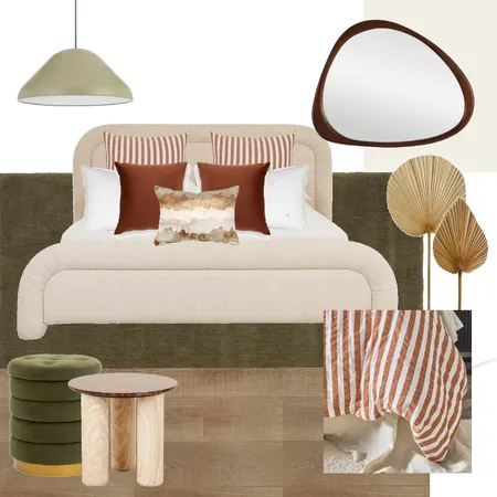 Autumn inspired bedroom Interior Design Mood Board by Embellish Interiors on Style Sourcebook