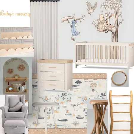 Tshego's Baby nursery room Interior Design Mood Board by Motsei on Style Sourcebook