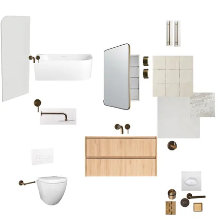 MAIN BATHROOM MANLY Interior Design Mood Board by SHE IS LIV on Style Sourcebook