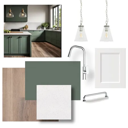 Green Slate Kitchen - La Trobe Street Interior Design Mood Board by Sarah Bourke Interior Design on Style Sourcebook