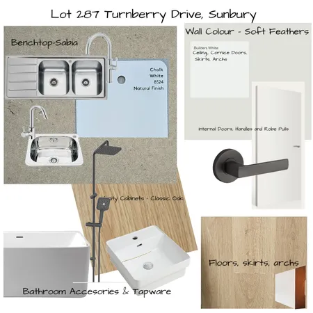 Lot 287 Turnberry  drive  Sunbury Interior Design Mood Board by Roberta B. on Style Sourcebook