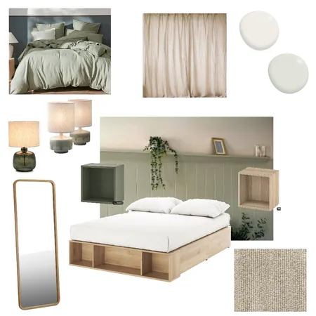 manly bedroom wainscotting Interior Design Mood Board by brigid on Style Sourcebook